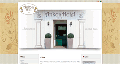 Desktop Screenshot of ankonhotel.com